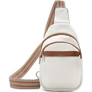 Leather Sling Bag for Women Small Crossbody Anti Theft Travel Purse